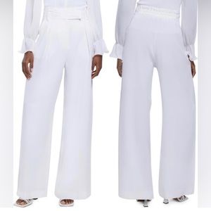 River Island Pleated Wide Leg Trousers